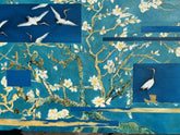 “Fault Art” - Auspicious Cranes & Van Gogh's Apricot Blossoms Printout