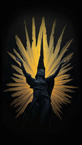 "Black&Golden Painting"-Angel-Original