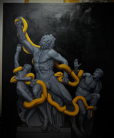 “Black&Golden Painting”-Laocoon -Original