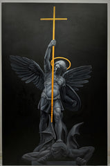 "Black&Golden Painting"-Angel-Michael -Original