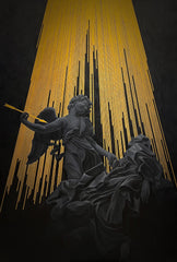 “Black&Golden Painting”-Saint Teresa-Original