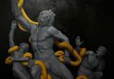 “Black&Golden Painting”-Laocoon -Original