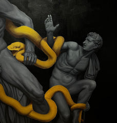 “Black&Golden Painting”-Laocoon -Original