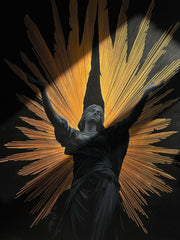 "Black&Golden Painting"-Angel-Original