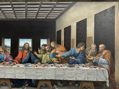 “Oil Painting”-The Last Supper with framed