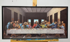 “Oil Painting”-The Last Supper with framed