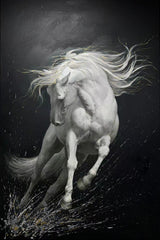 “Oil Painting”-The White Horse-Original