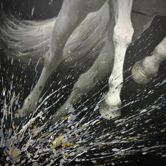 “Oil Painting”-The White Horse-Original