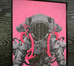 “Oil Painting”-Hieroglyphics with framed