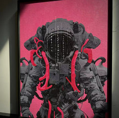 “Oil Painting”-Hieroglyphics with framed