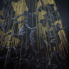 “Black&Golden Painting”-Holy Light Descend with framed