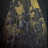 “Black&Golden Painting”-Holy Light Descend with framed