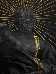 "Black&Golden Painting"-Spear of Longinus -Original
