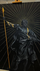 "Black&Golden Painting"-Spear of Longinus -Original