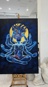 “Black&Golden Painting”-Meditation -Original