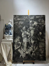 “Black&Golden Painting”-Chaos-Original