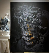 “Black&Golden Painting”-Kong King-Original