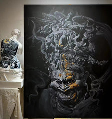 “Black&Golden Painting”-Kong King-Original