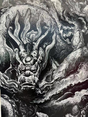 “Fluid Painting”-True Dragon-Original