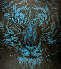 “Fluid Painting”-The Tiger-Original