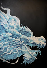 “Fluid Painting”-The Dragon-Original