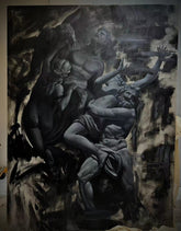 “Black&Golden Painting”-Mess-Original