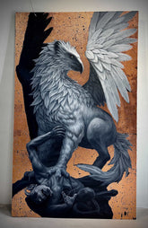 “Oil Painting”-The Griffin -Original