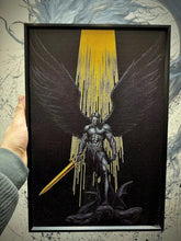 "Black&Golden Painting"--Michael with frame