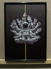 Thousand- Hand Astronaut with frame