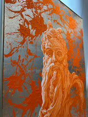 “Fluid Painting” - The Moses Statue Original
