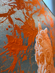 “Fluid Painting” - The Moses Statue Original