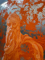 “Fluid Painting” - The Moses Statue Original