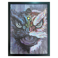 Lion Dance with metal frame