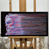 “Fluid Painting” - Poseidon with frame