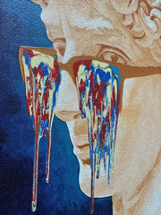 "Fluid Painting" - David with frame