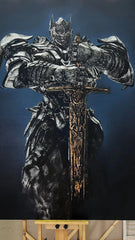 “Black&Golden Painting”-Transformers -Optimus Prime-Original