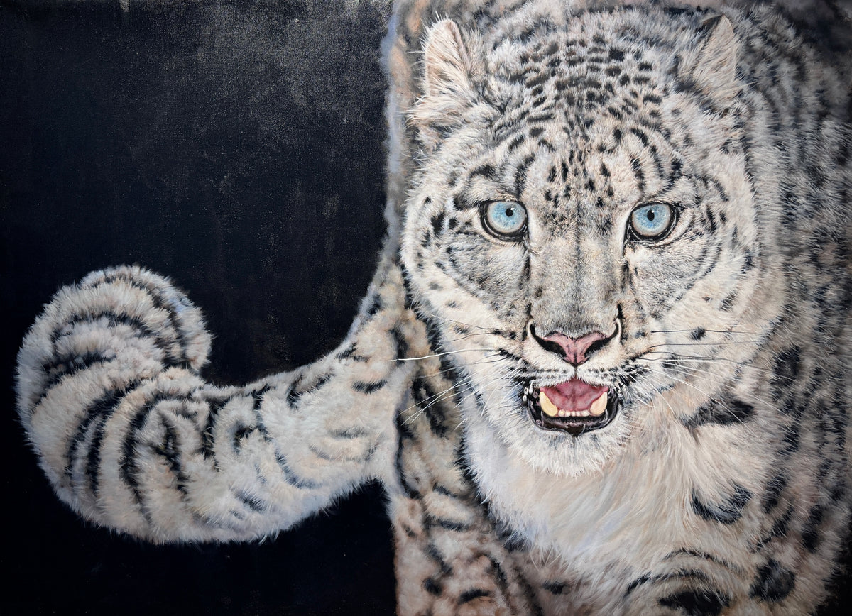 “Original Painting”-The snow leopard-Original – YIFANZHANG