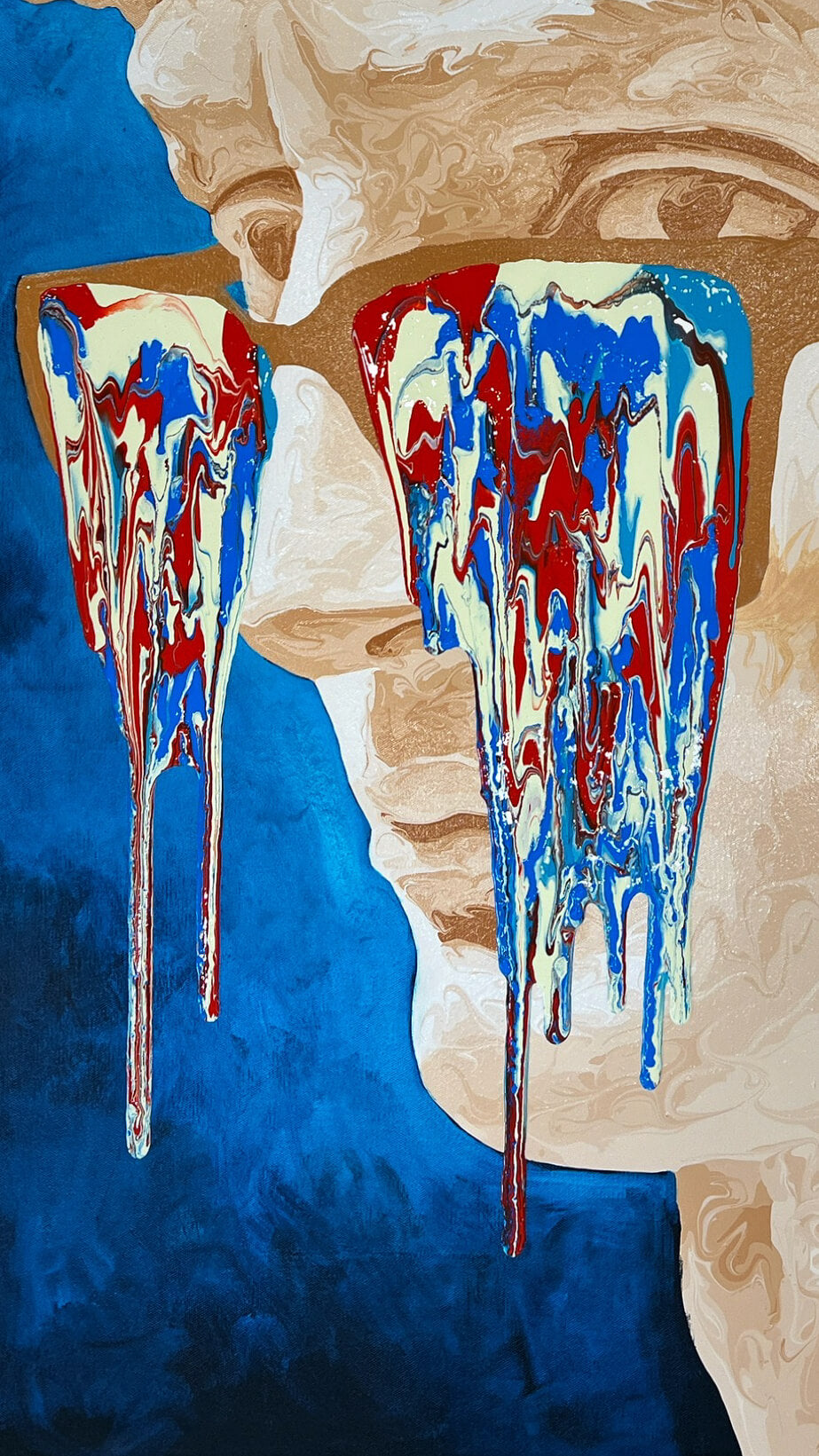 “Fluid Painting” - The David Printout