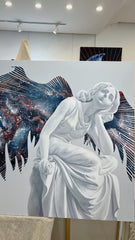 “Oil Painting” - Starry Angel Printout